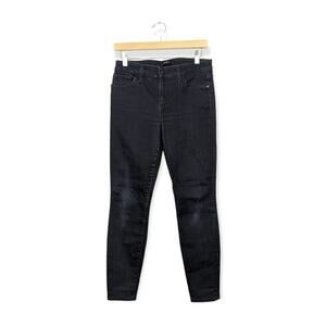 Joe’s Jeans Black Skinny Ankle Mid Rise Effy Jeans Size 28